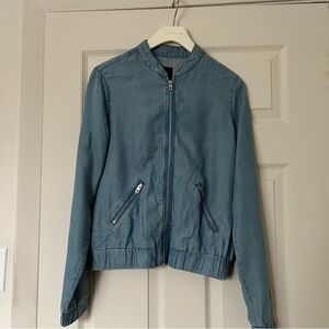 Dynamite Light Blue Bomber Jacket XS